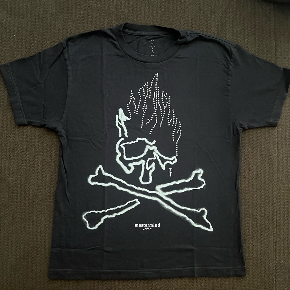 CACTUS JACK by Travis Scott FOR MASTERMIND SKULL T-Shirt size Medium